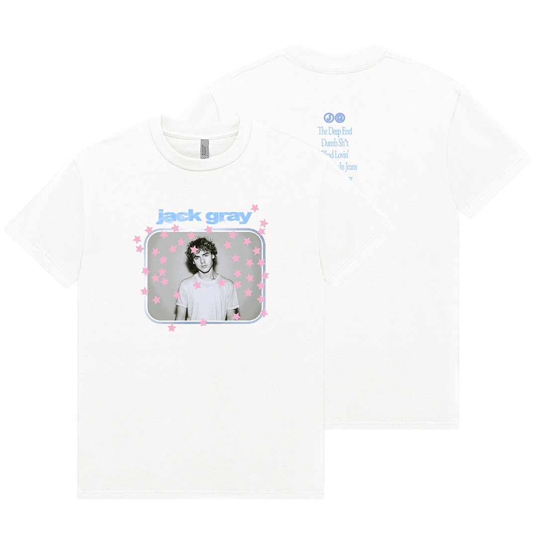 Swimming In Jeans White T-Shirt (Limited Edition) Front and Back